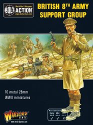 Warlord Games Bolt Action 8th Army Support Group 28mm