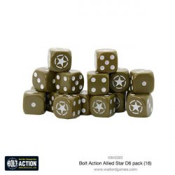Warlord Games Bolt Action Allied Star D6 Dice