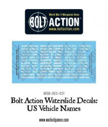 US Vehicle Names Decals