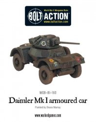 Warlord Games Bolt Action Daimler Armoured Car Mk 1