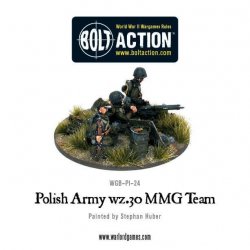 Polish Army wz.30 MMG team 28mm Bolt Action Warlord Games