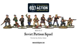 Soviet Partisan squad 28mm Bolt Action Warlord Games