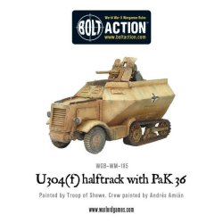 WGB-WM-185 U304(f) halftrack with PaK 36 28mm Bolt Action Warlord Games
