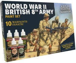 WP8113 Historical: WWII British 8th Army paint set The Army Painter