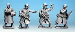German Infantry in Greatcoats (Command) Crusader Miniatures 28mm