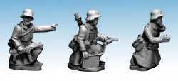 German Infantry in Greatcoats (HMG) Crusader Miniatures 28mm