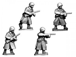 Russian SMG Infantry in Greatcoats Crusader Miniatures 28mm