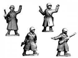 Russian Command in Greatcoats Crusader Miniatures 28mm