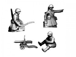 Russian HMG (Crew in Greatcoats) Crusader Miniatures 28mm