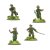 Gurkha platoon commanders. 28mm Bolt Action Warlord Games