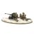 6 pdr anti-tank gun with British infantry (winter) crew 28mm Bolt Action Warlord Games