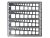 74156 Modeling Template (Square, 1-10mm) Tamiya