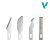 5 Assorted Blades for Knife no. 1