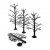 Deciduous Tree Armatures x12 (12.7 - 17.7 cm) Woodland Scenics