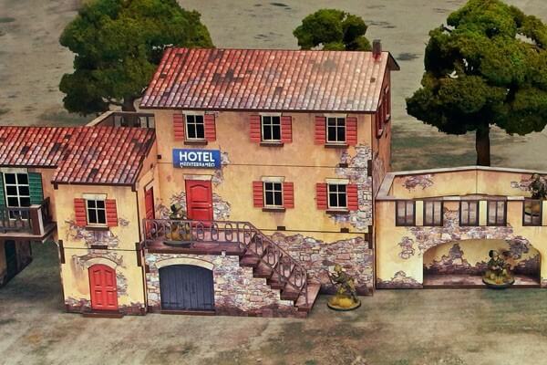 Nya byggnader från MAS till WWII Italy Prepainted 28mm
