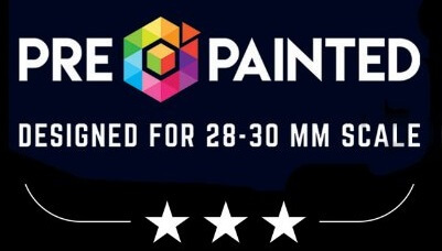 Förmålad 28mm terräng från Micro Art Studio