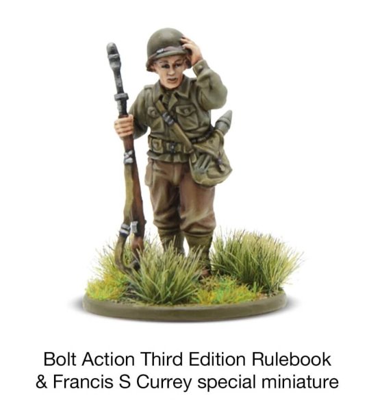 Signerad Bolt Action: Third Edition med Francis S. Currey Special Miniature