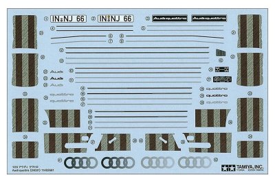 Zoom bild av Audi quattro (45th Anniversary Version) 1/24 Tamiya