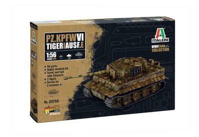 Zoom bild av 25755 Pz. kpfw. VI Tiger I Ausf. E 1:56 Italeri