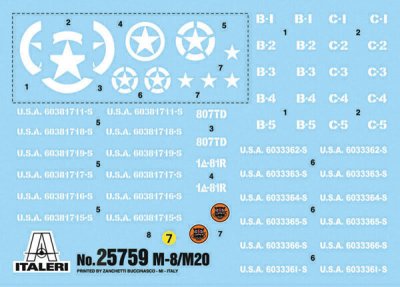 Zoom bild av M8/M20 1:56 Italeri