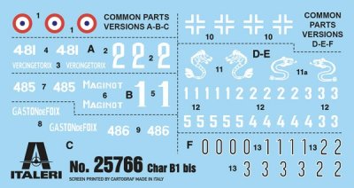 Zoom bild av Char B1 Bis 1:56 Italeri