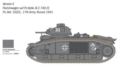 Zoom bild av Char B1 Bis 1/56 Italeri