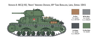 Zoom bild av Italian Tanks & Semoventi 1:56 Italeri