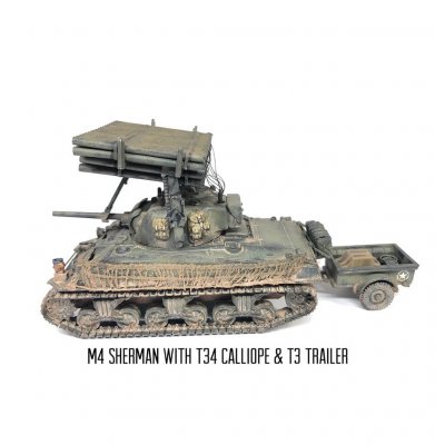 Zoom bild av T34 Calliope Tank Mounted MRL for M4 Sherman
