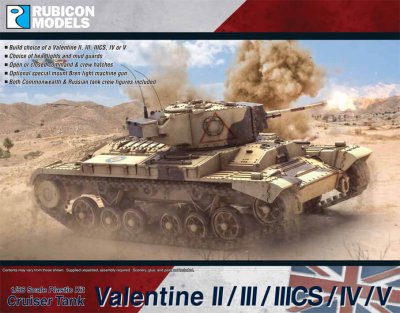 Valentine II/III/IIIcs/IV/V Rubicon Models