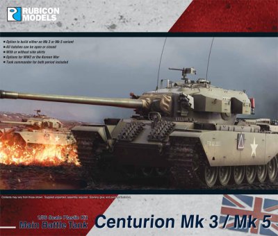 Centurion MBT Mk 3 / Mk 5 Rubicon Models