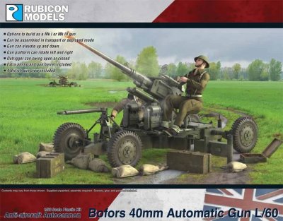 280123 British 40mm Bofors Automatic Gun Mk I/III Rubicon 28mm