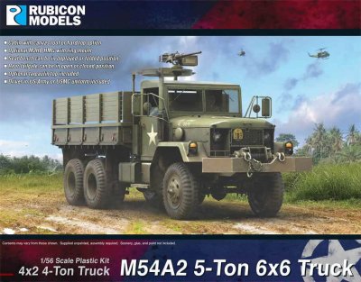 Zoom bild av 280133 M54A2 5-ton 6x6 Truck Scale 28mm Rubicon Models