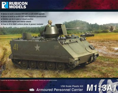 Zoom bild av 280134 M113A1 Armoured Personnel Carrier Scale 28mm Rubicon Models