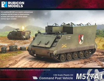 Zoom bild av 280136 M577A1 APC Command Post Vehicle Scale 28mm Rubicon Models