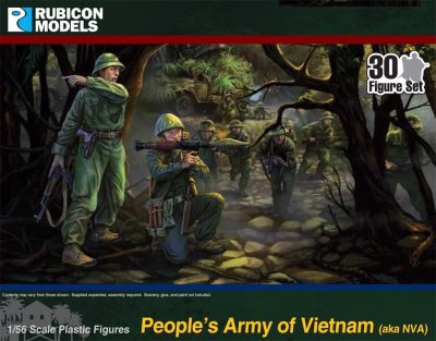 Zoom bild av 281003 People's Army of Vietnam (NVA) with Command Rubicon 28mm