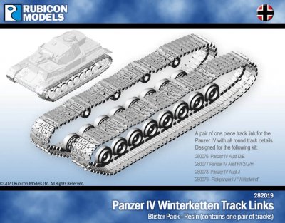 Zoom bild av Panzer IV Winterketten Track Links Rubicon Models 28mm