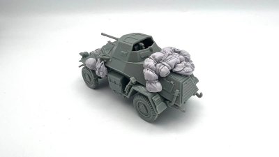 Zoom bild av 222/223 Armoured Car Stowage Kit scale 28mm Rubicon Models