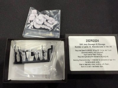 282RG024 SAS Jeep Stowage 28mm Rubicon Models