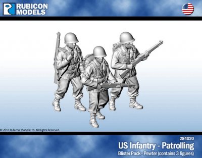Rubicon Models US Infantry Patrolling 28mm