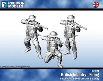 Rubicon Models British Infantry Firing 28mm