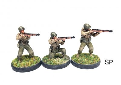 Zoom bild av US Infantry Firing 28mm