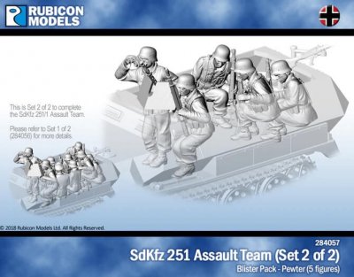 Rubicon Models SdKfz 251/1 Assault Team (Set 2 of 2) 28mm