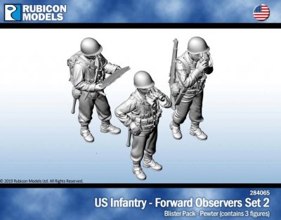 Rubicon Models US Infantry Forward Observers (Set 2) 28mm