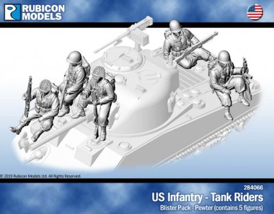 Rubicon Models US infantry - tank Riders 28mm