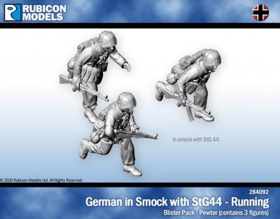 Rubicon Models German in smock with StG44 Running 28mm