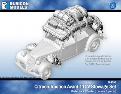 Citroen traction Avante 11CV Stowage Set Rubicon Models
