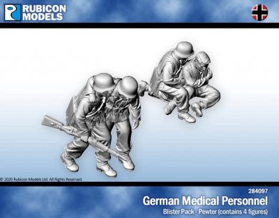 Rubicon Models German Medical Personnel (Set 1) 28mm
