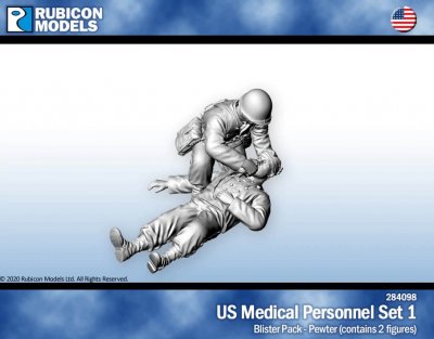 Rubicon Models US Medical Personnel (Set 1) 28mm