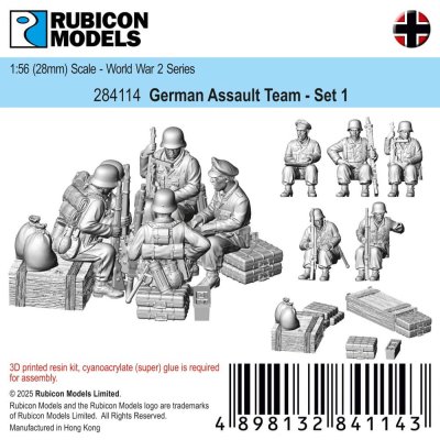 Zoom bild av 284114 German Infantry - Briefing 28mm Rubicon Models