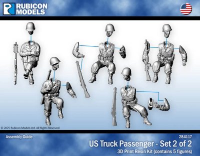Zoom bild av US Infantry - Seating (Set 2) 28mm